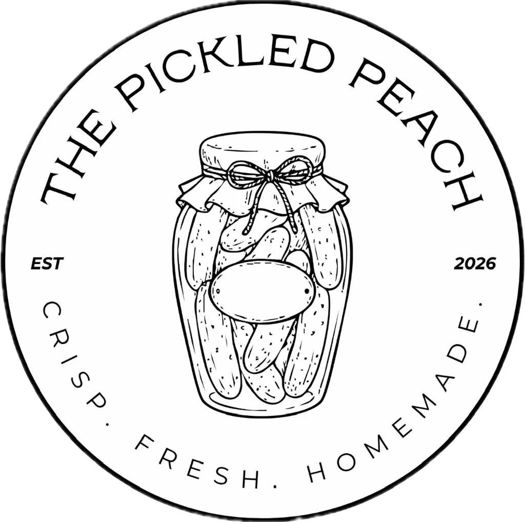 The Pickled Peach Logo