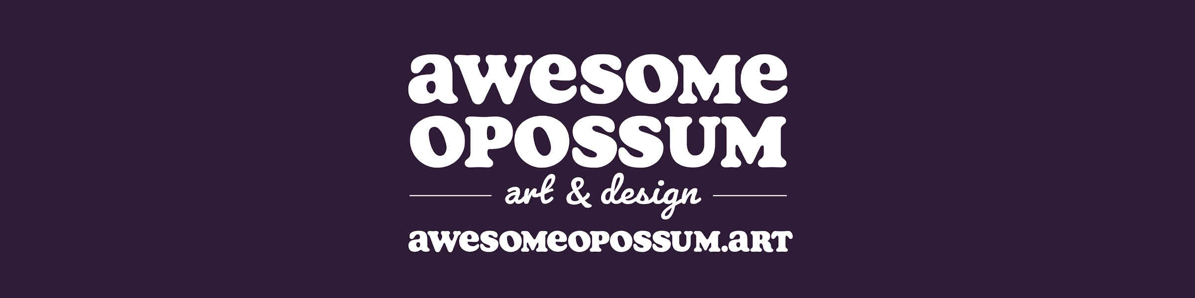 Awesome Opossum Art & Design